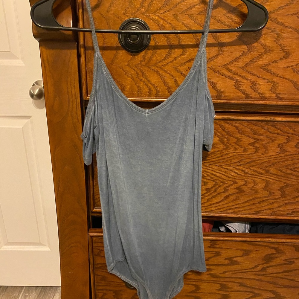 Vintage blue body suit